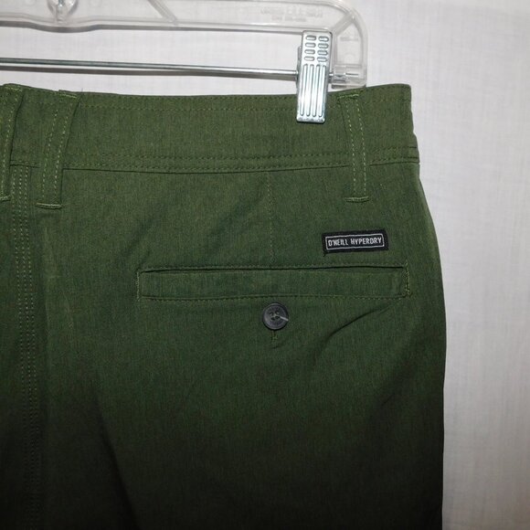 MEN 31 RESERVE HEATHER 19" HYBRID SHORTS New with Tag Olive Green Above the Knee - Picture 8 of 10